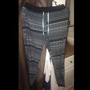 Patterned Joggers
